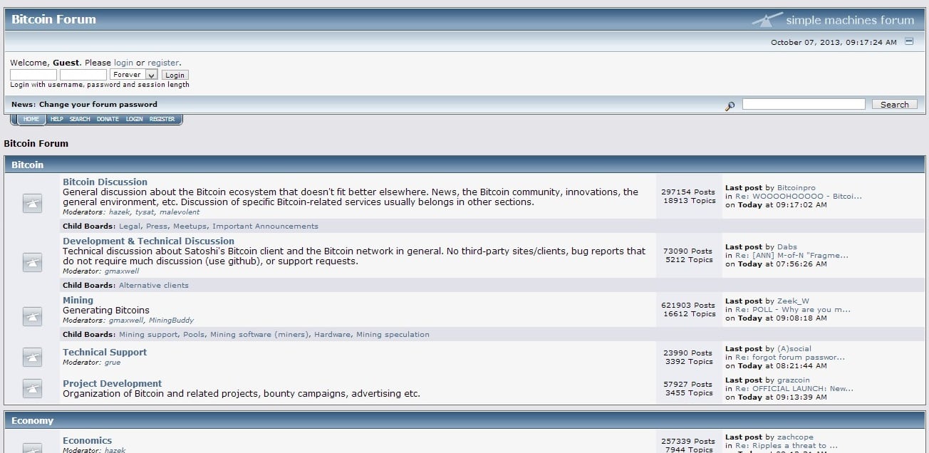 Bitcointalk Is Down Again; Here Is The Reason Why